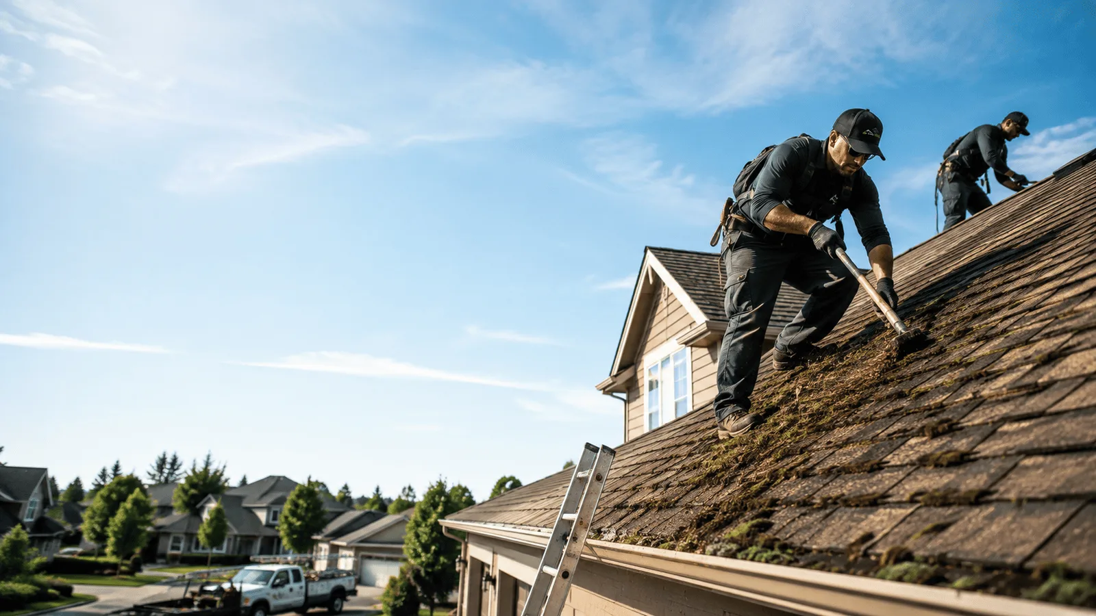 Roof Moss Removal in Valley Bend, WV near me